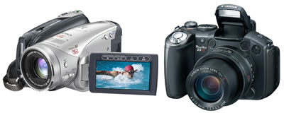 The Canon HV20 and the S5 IS